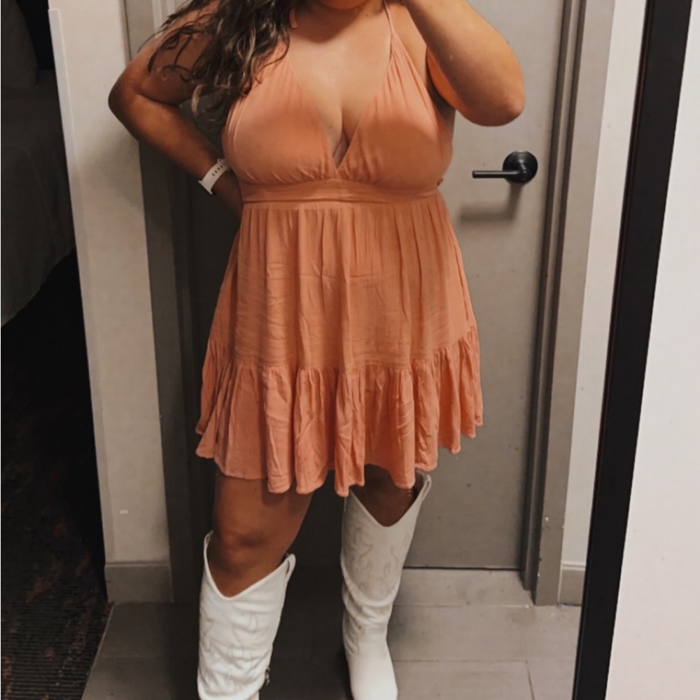 Orange Summer Dress (Boutique)